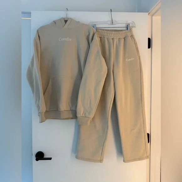 Comfrt Signature Fit Hoodie & Sweatpants Bone set - NWOT! - Picture 6 of 9